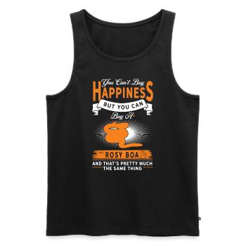 You can buy Rosy Boa - Men's Premium Organic Tank Top - black - Front - AI Model Male 178 light (178cm)