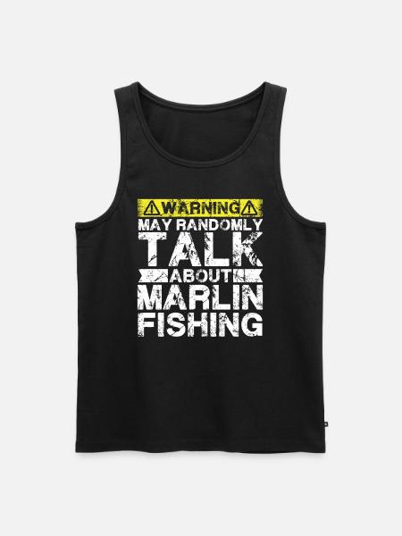 Pêche - Marlin Fish - Débardeur bio Premium Homme - noir