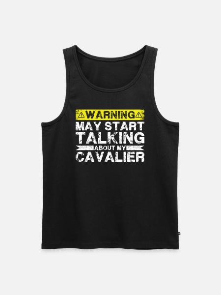 Apropos Kavalier - Männer Premium Bio Tank Top - Schwarz