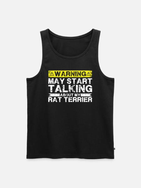 Speaking of ratterriers - Men's Premium Organic Tank Top - black