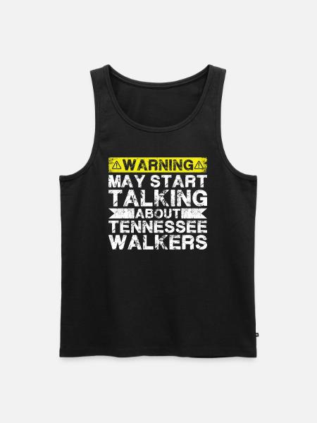 Speaking of Tennessee Walkers - Men's Premium Organic Tank Top - black