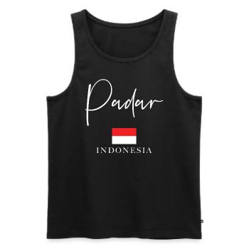 Grèce Flag Holidays - Islande Padar - Débardeur bio Premium Homme - noir - Devant - Michal (187cm)