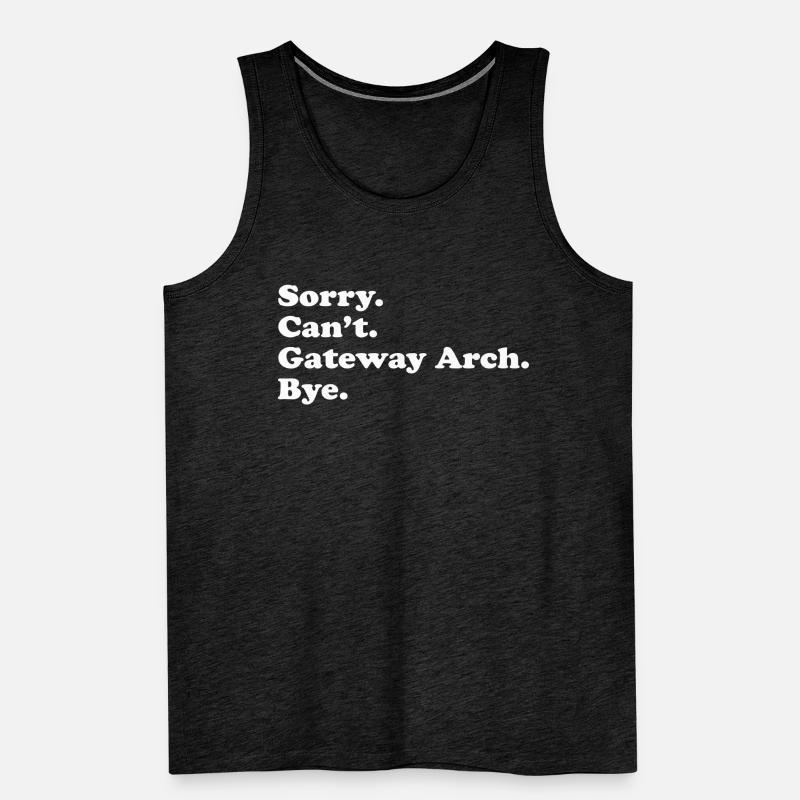 Sorry Can’t Bye - Gateway Arch Débardeur bio Premium Homme