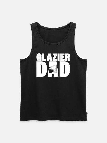 Job - Glazier Papa - Men's Premium Organic Tank Top - black