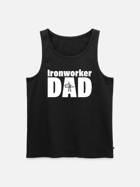 Job - Ironworker father - Men's Premium Organic Tank Top - black