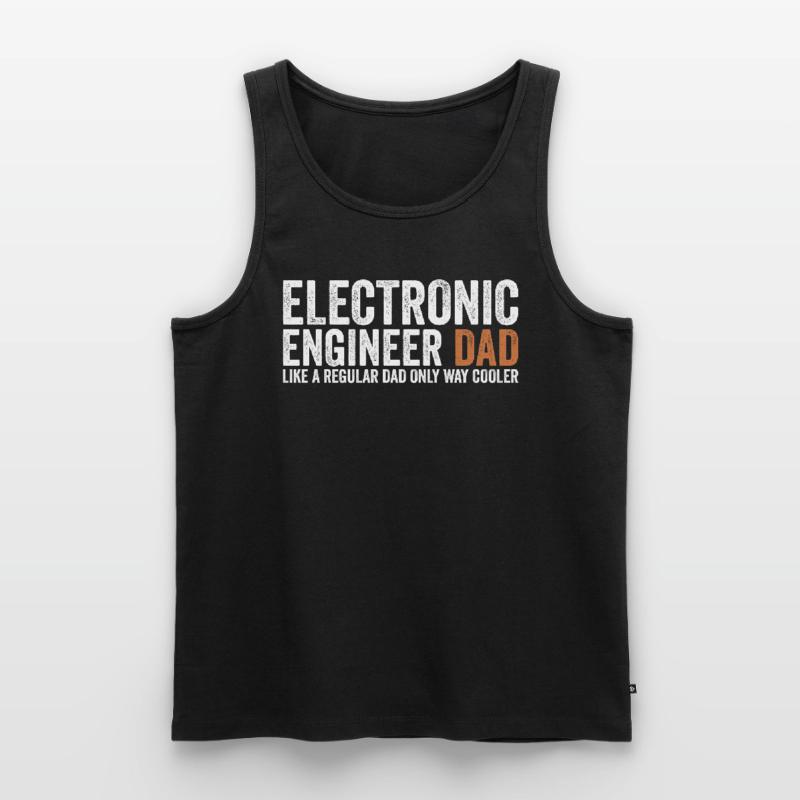 Dad - Electronics technician Men's Premium Organic Tank Top