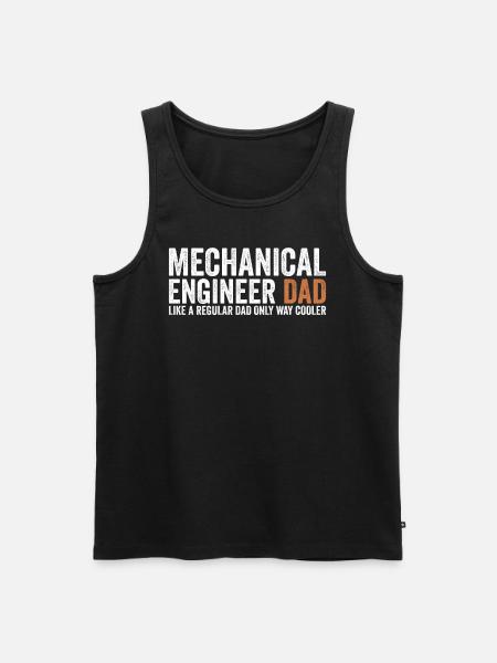 Father - Mechanical Engineer - Men's Premium Organic Tank Top - black