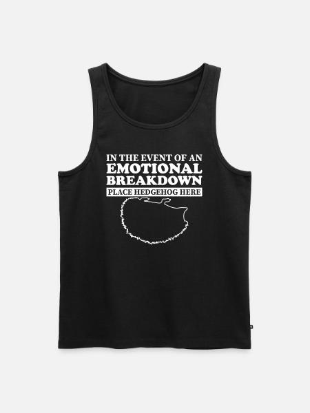 Emotional - Papa Mama Igel - Men's Premium Organic Tank Top - black