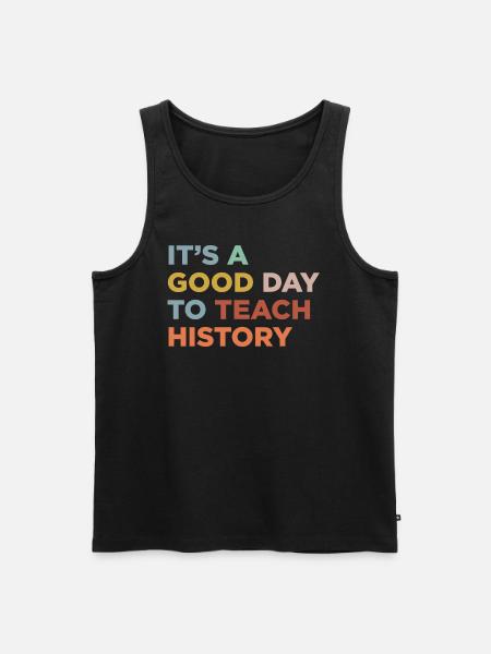 Teaching history teachers - Men's Premium Organic Tank Top - black