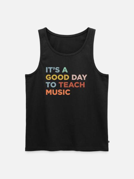 Teaching music teachers - Men's Premium Organic Tank Top - black