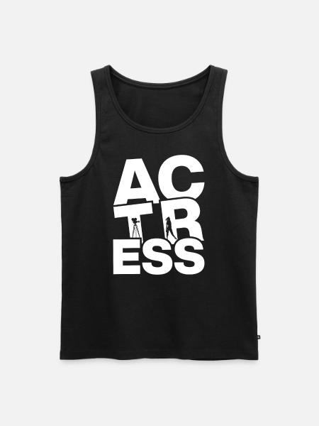 Acting Job Work - Actress - Men's Premium Organic Tank Top - black