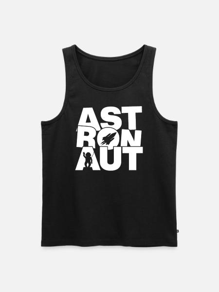 Profession Job Work - Astronaut - Men's Premium Organic Tank Top - black