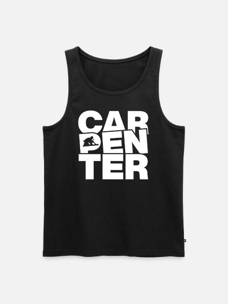 Carpentry - Carpenter - Men's Premium Organic Tank Top - black