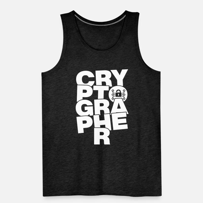 Cryptography profession - Cryptographer Men's Premium Organic Tank Top