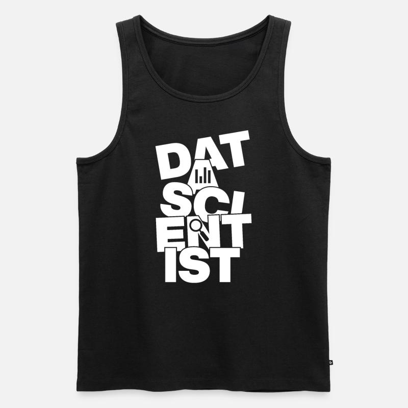 Beruf Arbeit - Data Scientist - Männer Premium Bio Tank Top - Schwarz