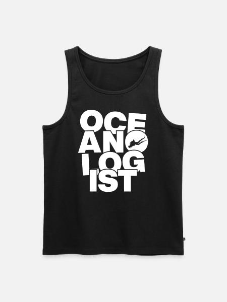 Occupation Oceanology Profession - Oceonologist - Men's Premium Organic Tank Top - black