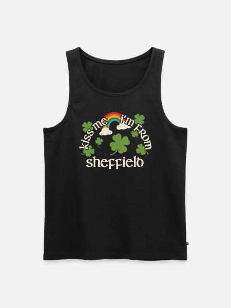 Kiss Me - Saint-Patrick Sheffield - Débardeur bio Premium Homme - noir