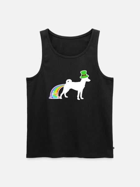 Chien de Saint-Patrick - Basenji - Débardeur bio Premium Homme - noir