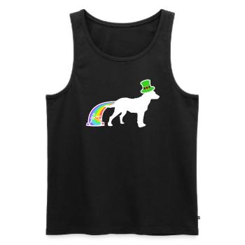 St. Patricks - Retriever de la baie de Chesapeake - Débardeur bio Premium Homme - noir - Devant - Michal (187cm)