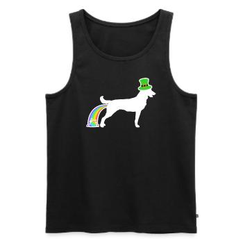 St. Patrick’s Dog - Taiwan Hund - Débardeur bio Premium Homme - noir - Devant - Michal (187cm)