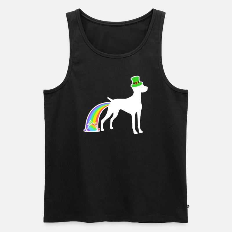 Chien de Saint-Patrick - Vizsla - Débardeur bio Premium Homme - noir