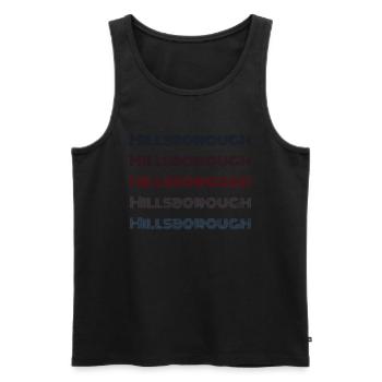 Vintage Grenada City - Retro Hillsborough - Men's Premium Organic Tank Top - black - Front - Michal (187cm)