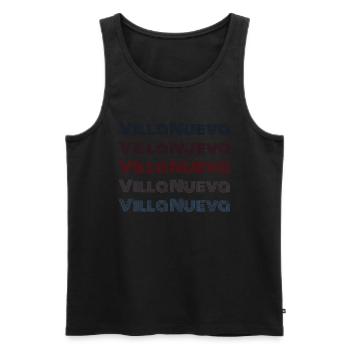 Vintage Guatemala Stadt - Retro Villa Nueva - Männer Premium Bio Tank Top - Schwarz - Vorne - AI Model Male 178 light (178cm)