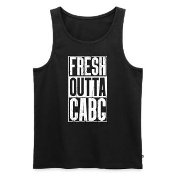 Chirurgie Fresh Outta - PAC - Débardeur bio Premium Homme - noir - Devant - Michal (187cm)