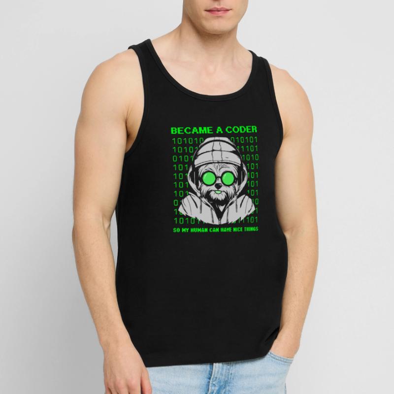 Devenu codeur – Cyber Dog Binary Débardeur bio Premium Homme