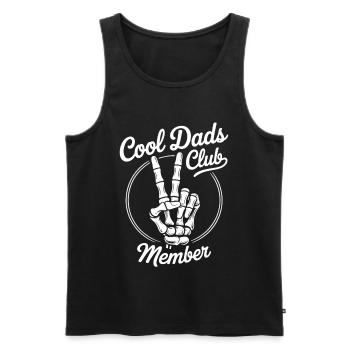 Cool Dads Club Skeleton Hand Design - Débardeur bio Premium Homme - noir - Devant - Michal (187cm)