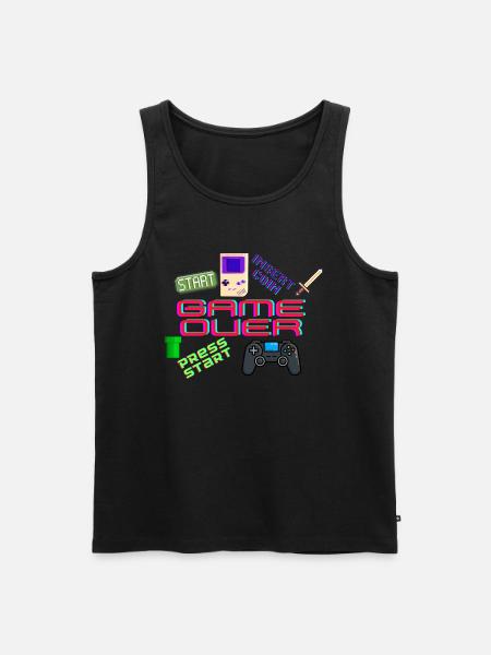 Design video games - Men's Premium Organic Tank Top - black