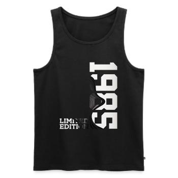 LIMITED EDITION 1985 41ST BIRTHDAY - Men's Premium Organic Tank Top - black - Front - Michal (187cm)