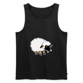 Black Sheep - Sheep - Sheep - Men's Premium Organic Tank Top - black - Front - Michal (187cm)