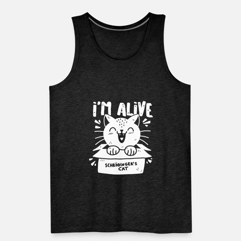 Le chat de Schrödinger Débardeur bio Premium Homme