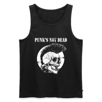Punk's Not Dead Punker Punk Skull Gift - Débardeur bio Premium Homme - noir - Devant - Michal (187cm)