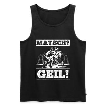 Quad Bike Biker Quad Zubehör Quad Geschenk Matsch - Männer Premium Bio Tank Top - Schwarz - Vorne - AI Model Male 178 light (178cm)