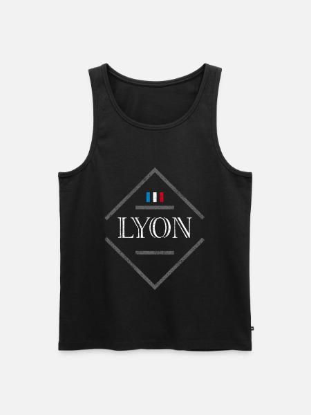 Lyon - Débardeur bio Premium Homme - noir