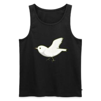 vogel tier flügel fliegen - Männer Premium Bio Tank Top - Schwarz - Vorne - AI Model Male 178 light (178cm)