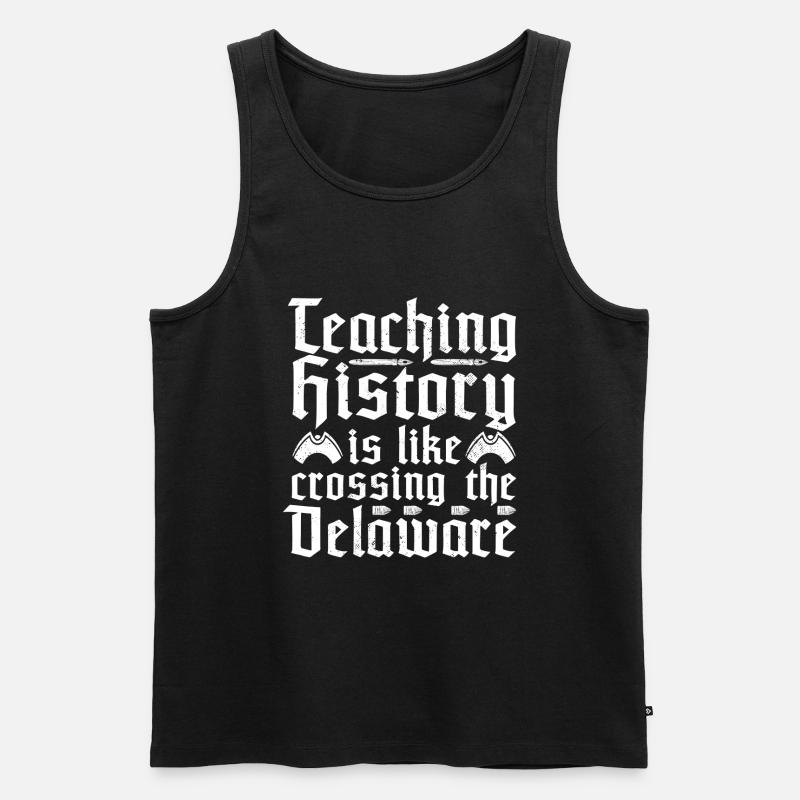 Historiker - Männer Premium Bio Tank Top - Schwarz