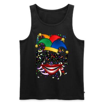 Karneval - Männer Premium Bio Tank Top - Schwarz - Vorne - Michal (187cm)
