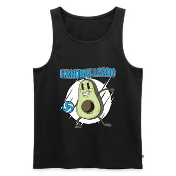 Handballcado Handballspieler Handballer Sport - Männer Premium Bio Tank Top - Schwarz - Vorne - Michal (187cm)