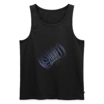 waldhorn french horn - Männer Premium Bio Tank Top - Schwarz - Vorne - Michal (187cm)
