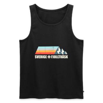 Stockholm - Men's Premium Organic Tank Top - black - Front - Michal (187cm)