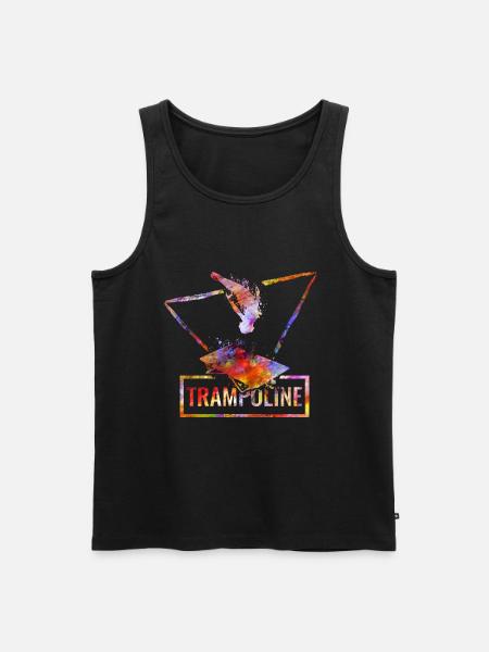 trampoline - Men's Premium Organic Tank Top - black