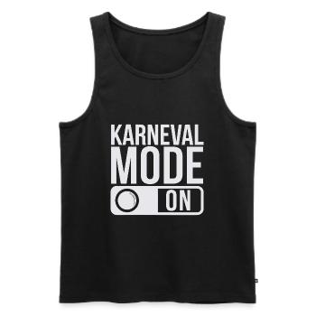 Mode Karneval sur Fasching Fasnet - Débardeur bio Premium Homme - noir - Devant - AI Model Male 178 light (178cm)