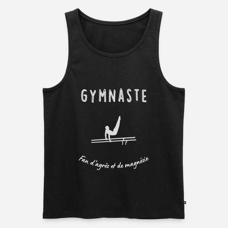 Turner - Männer Premium Bio Tank Top - Schwarz
