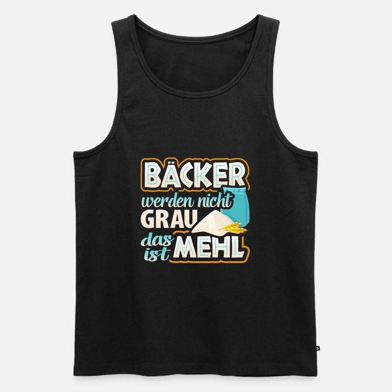 Baking, baker, baker - Men's Premium Organic Tank Top - black