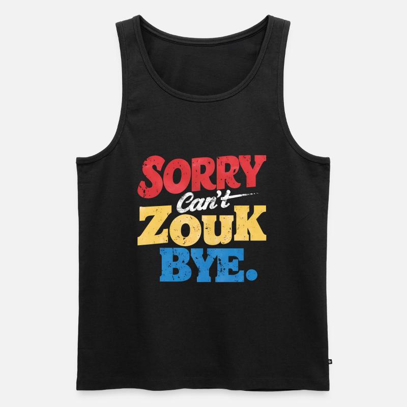 Zouk-Tanz-Geschenk - Männer Premium Bio Tank Top - Schwarz