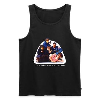 The Breakfast Club Alle Charaktere Zusammen - Männer Premium Bio Tank Top - Schwarz - Vorne - AI Model Male 178 light (178cm)