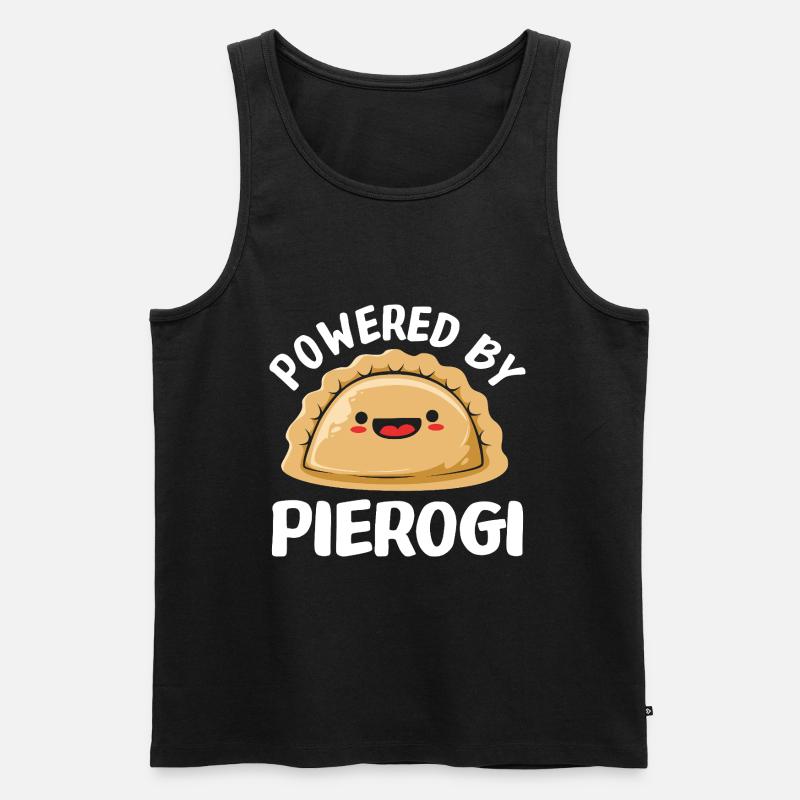 Pierogi Polen Polnisch - Männer Premium Bio Tank Top - Schwarz